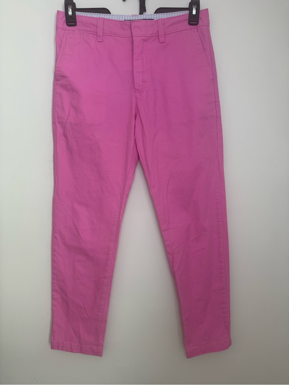 Polo Ralph Lauren Women’s Size 4 Pink Chino Pants 100% Cotton Pony Logo Preppy